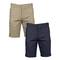Galaxy by Harvic Premium School Uniform Slim Fit Cotton Flex Stretch Men's Chino Shorts